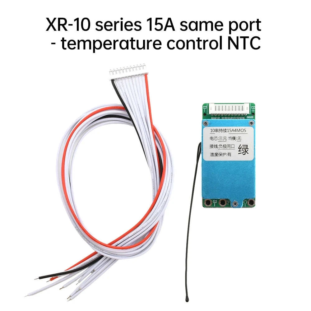 BMS 10S 36V 15A 18650 Li-ion Battery Protection Board-15A Split with NTC
