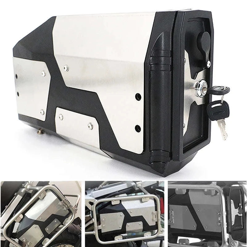 BMW GS 4.2L Motorcycle Toolbox – Lockable Storage Box-black