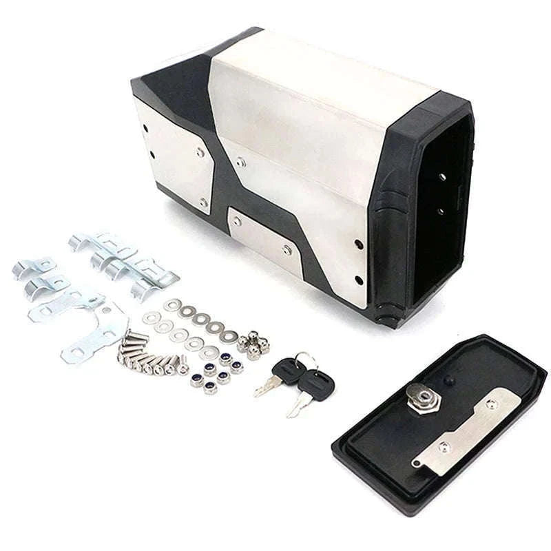 BMW GS 4.2L Motorcycle Toolbox – Lockable Storage Box-black