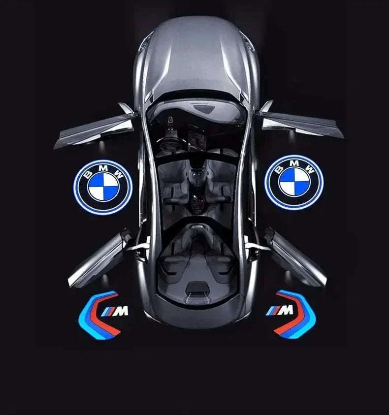 BMW LED Welcome Door Projector Lights for 1 3 5 6 7 X Series-Racing Performance / 2pcs