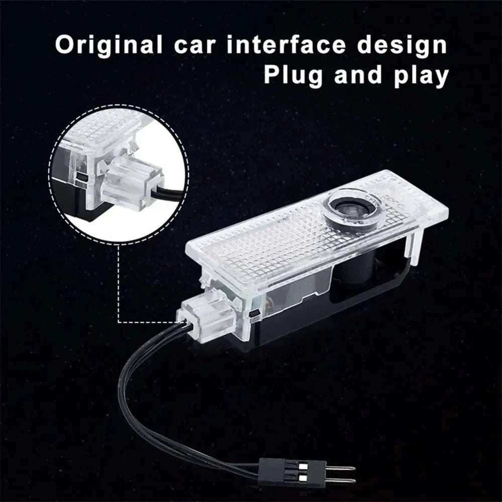 BMW LED Welcome Door Projector Lights for 1 3 5 6 7 X Series-Racing Performance / 2pcs