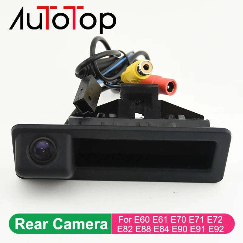 BMW Reverse Camera Backup Trunk Handle Rear View Parking Camera-black / Poland