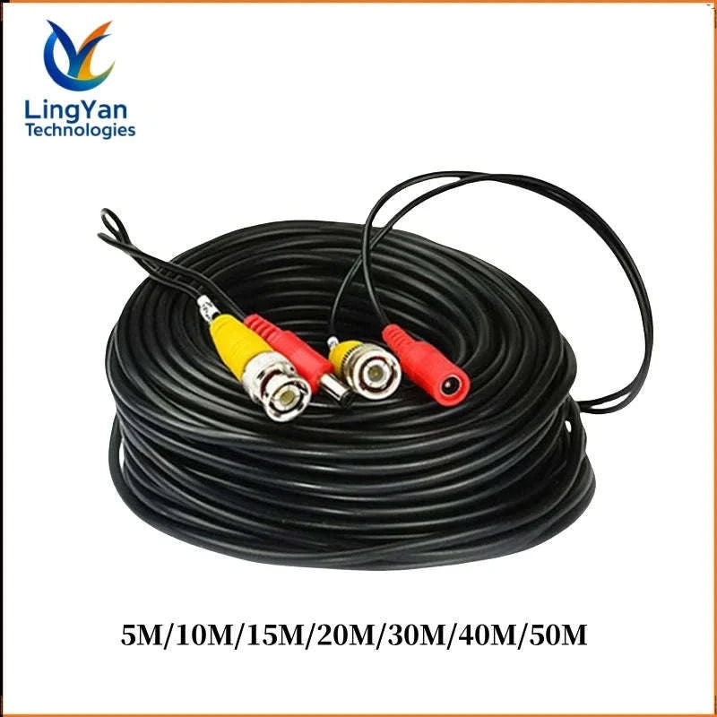 BNC CCTV Cable for Reliable Video and Power Extension-30M