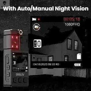BOBLOV A24 Mini Action Camera with 1296P Video and Night Vision-Camera only