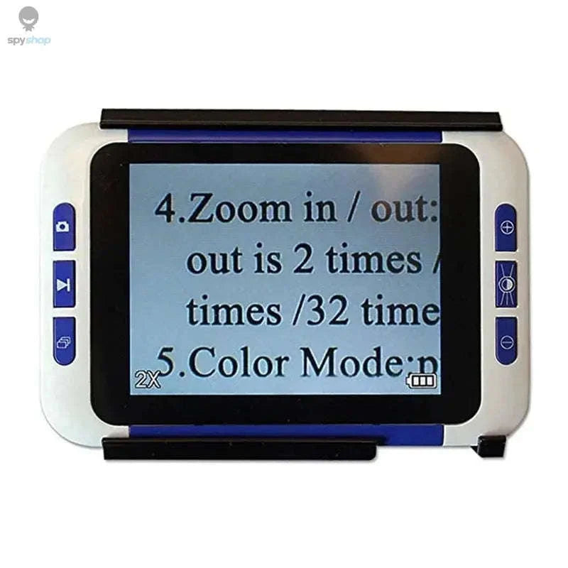 BOBLOV Digital Magnifier – 3.5 Inch Portable 2–32× Electronic Reader-Default Title