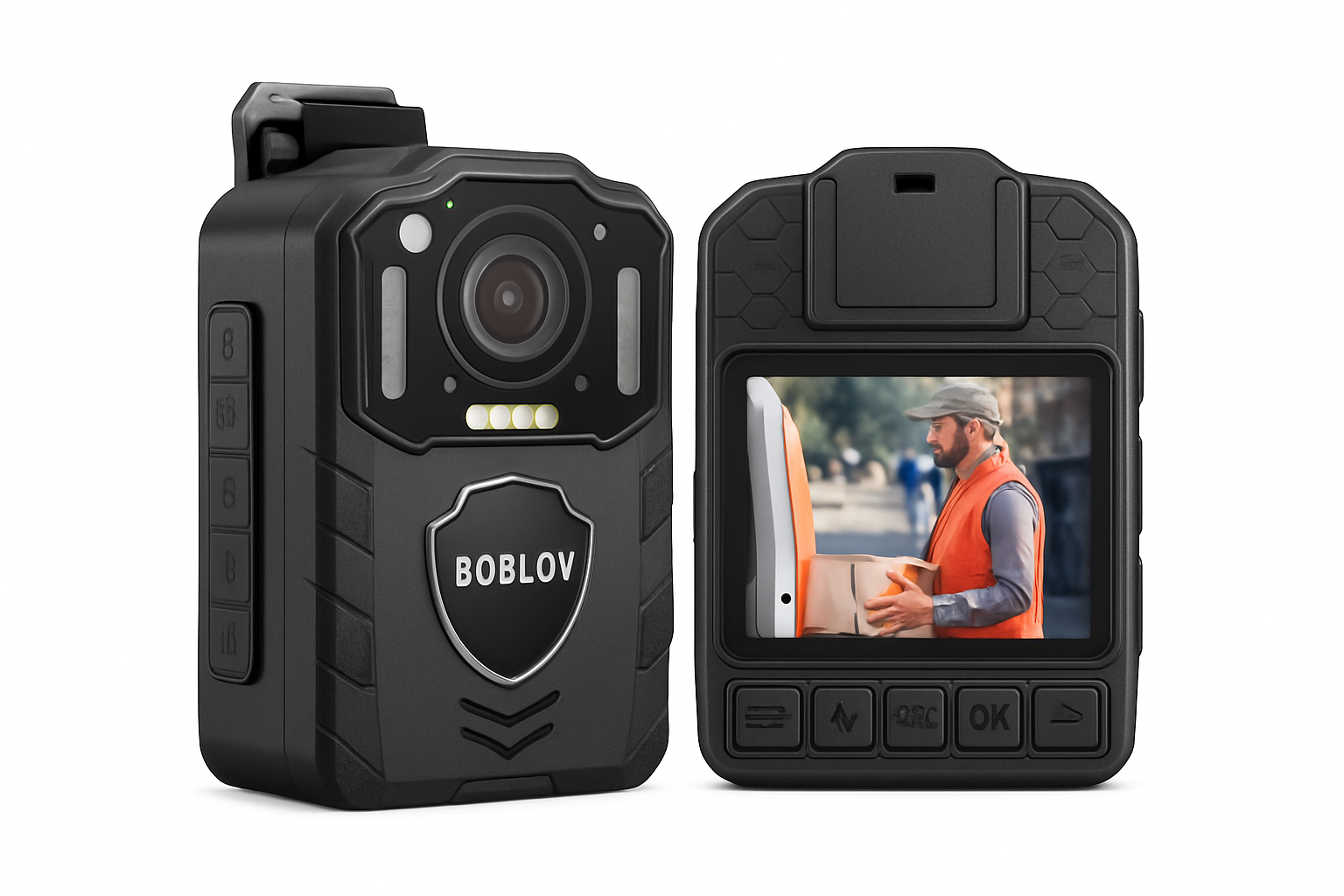 BOBLOV KJ25 Body Camera with 1080P Video and Night Vision