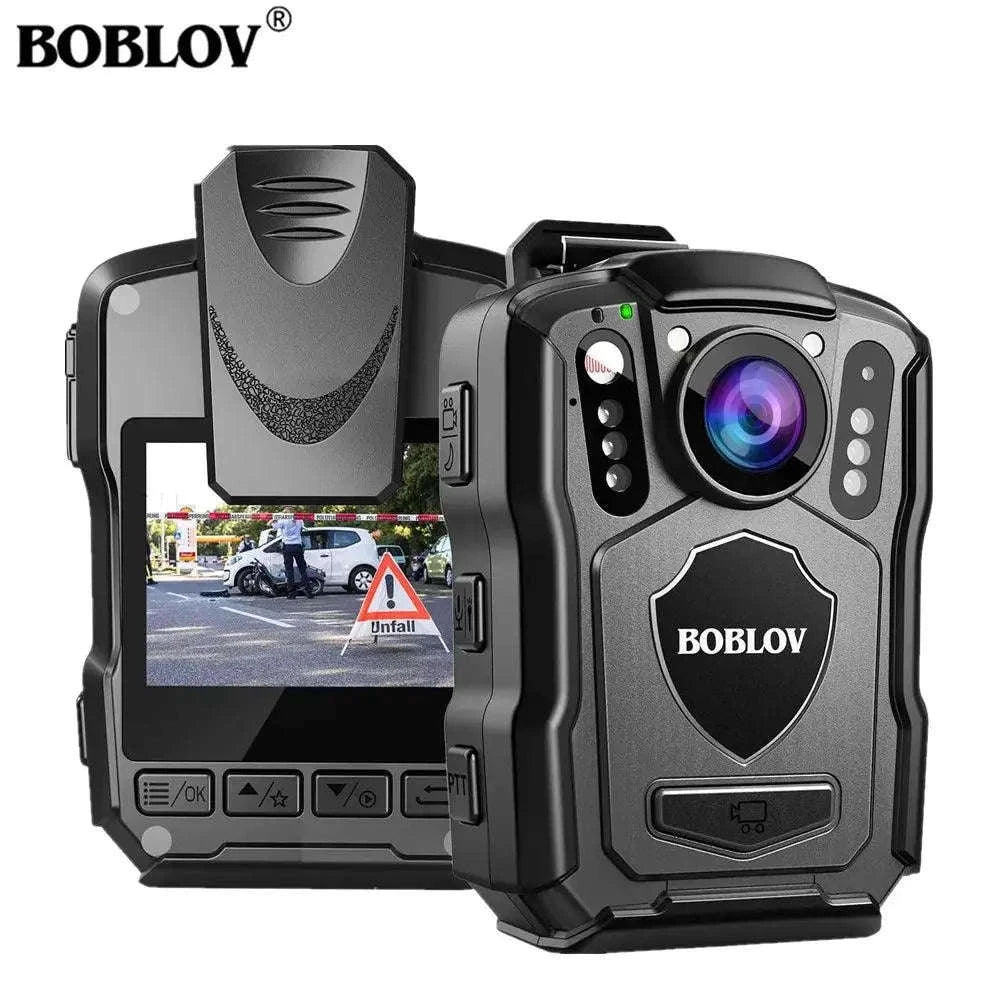 BOBLOV M5 Body Camera – 1440P Recording, Long Battery, Rugged Design-Built in 64GB / CHINA