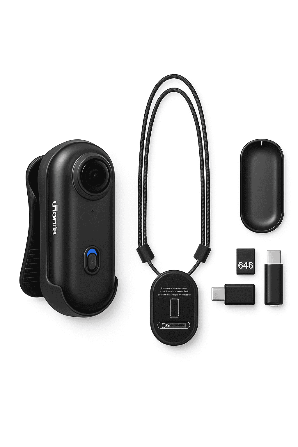 BOBLOV W4 Mini Body Camera with 2K Recording and 64GB Storage-64GB / CHINA