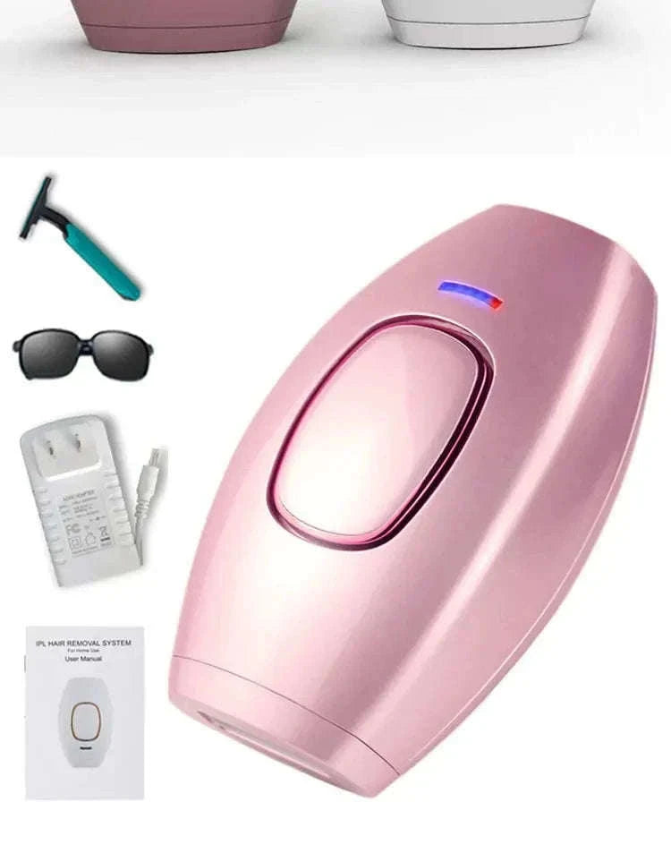 Body Bikini IPL Hair Removal Device, 500K Flashes-White / EU Plug