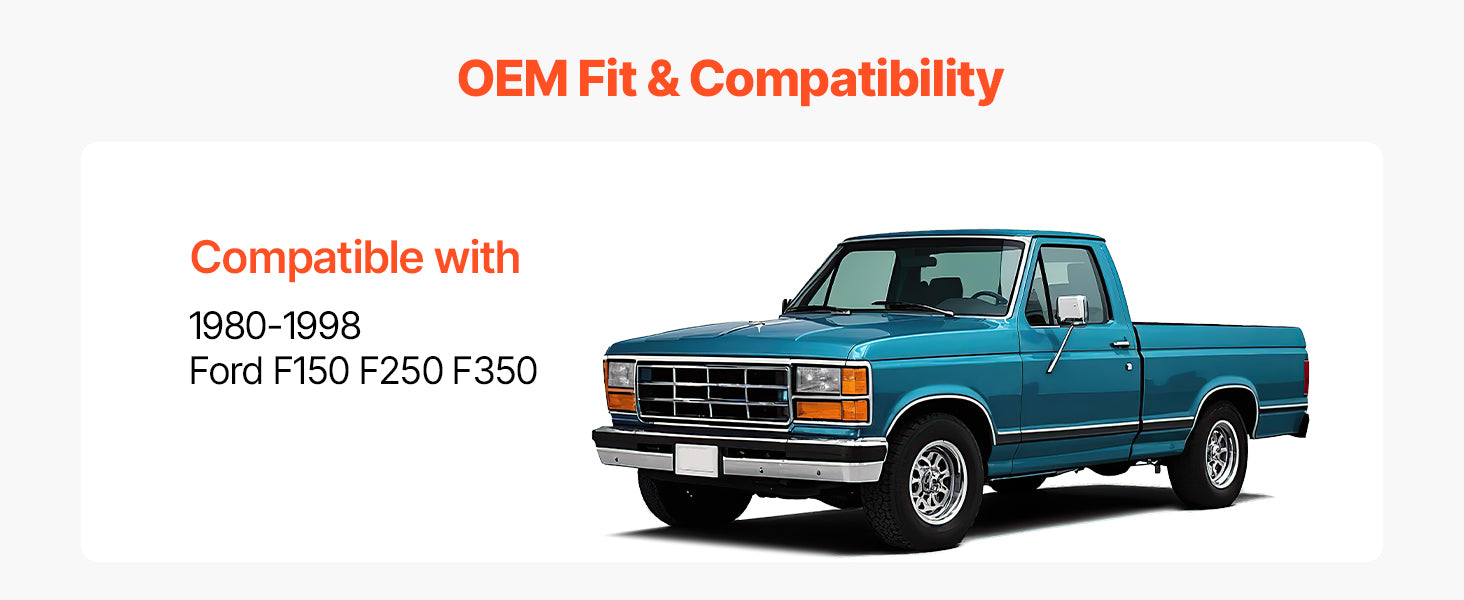 Body Mount Bushing Kit 60/62 PCS for 1980–1998 Ford F150 F250 F350