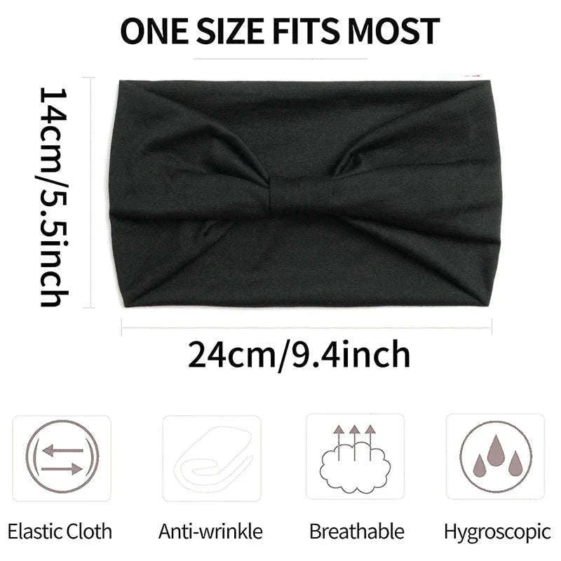 Boho Wide Knot Headband for All-Day Comfort and Style-style 17 / Size fits all