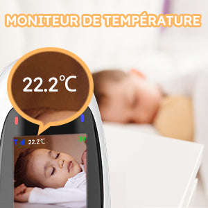 BOIFUN Baby Monitor Camera with Night Vision, VOX, and Temperature Sensor-france