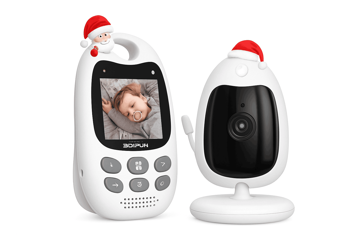 BOIFUN Baby Monitor with Camera, VOX, Night Vision, 2.4 GHz-United States