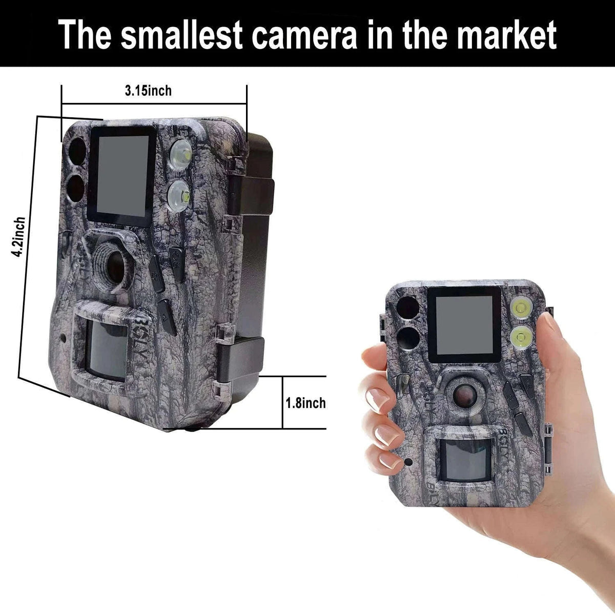 BolyGuard SG520-Plus 4K 48MP Trail Camera with Night Vision-Russian Federation