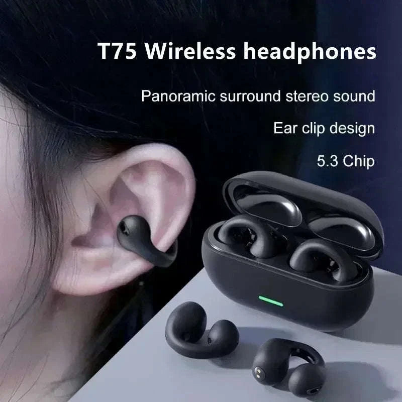 Bone Conduction Bluetooth 5.1 Wireless Sports Headphones Waterproof-United States / WHITE
