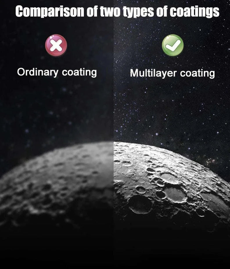 BORWOLF 70400 High-Definition Astronomical Telescope-White