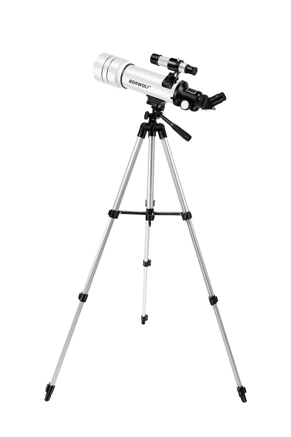 BORWOLF 70400 High-Definition Astronomical Telescope-White