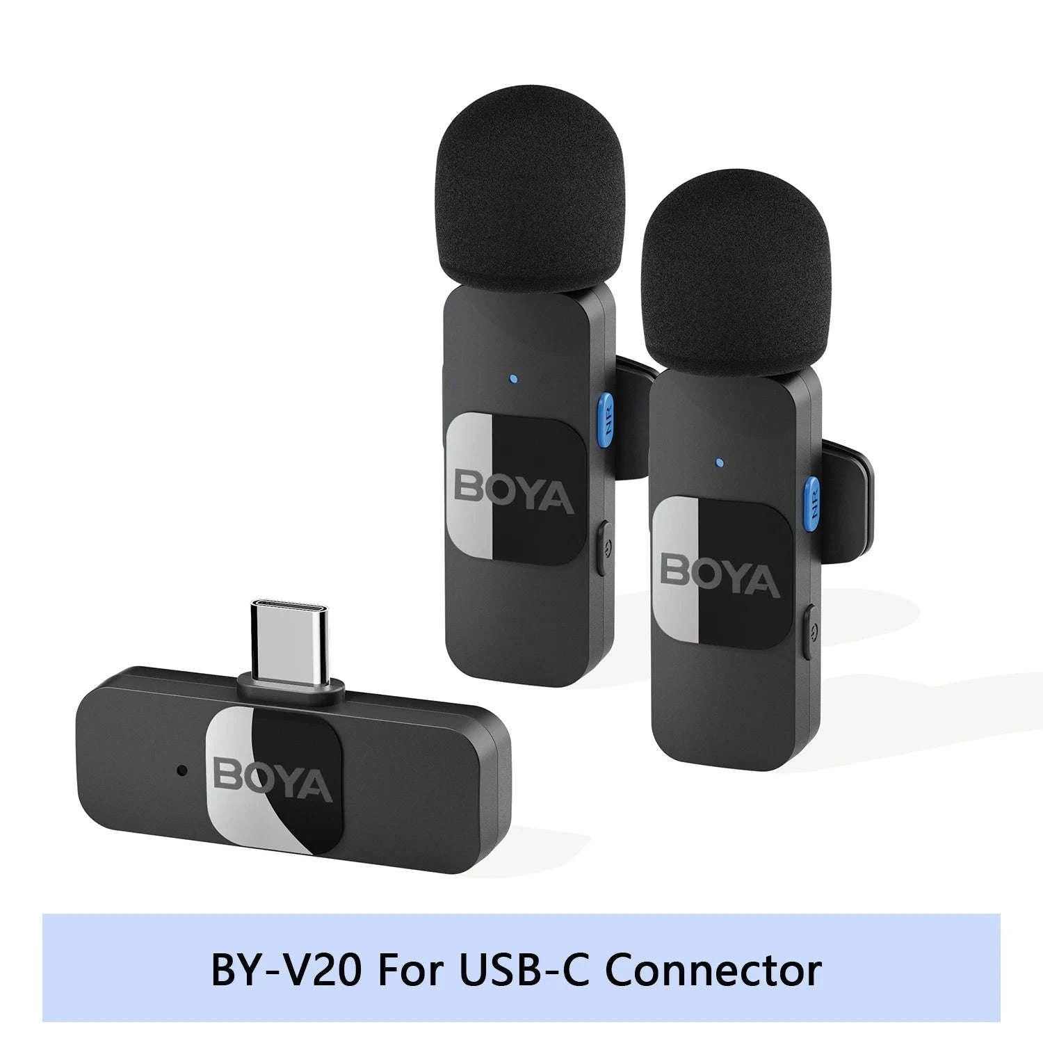 BOYA BY-V Wireless Lavalier Microphone for Smartphones-BY-V2-iOS-gift