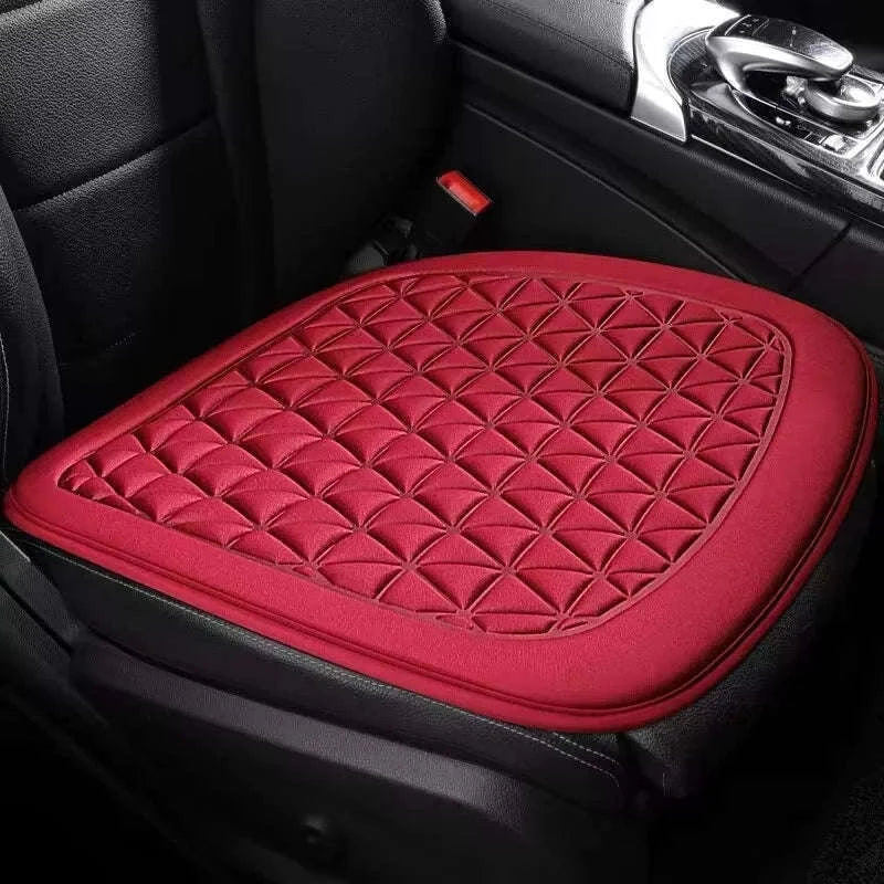 Breathable 3D Massage Car Seat Cushion Cover-Black square pad
