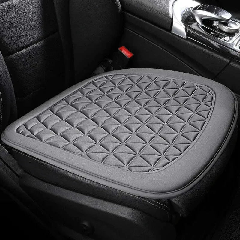 Breathable 3D Massage Car Seat Cushion Cover-Black square pad