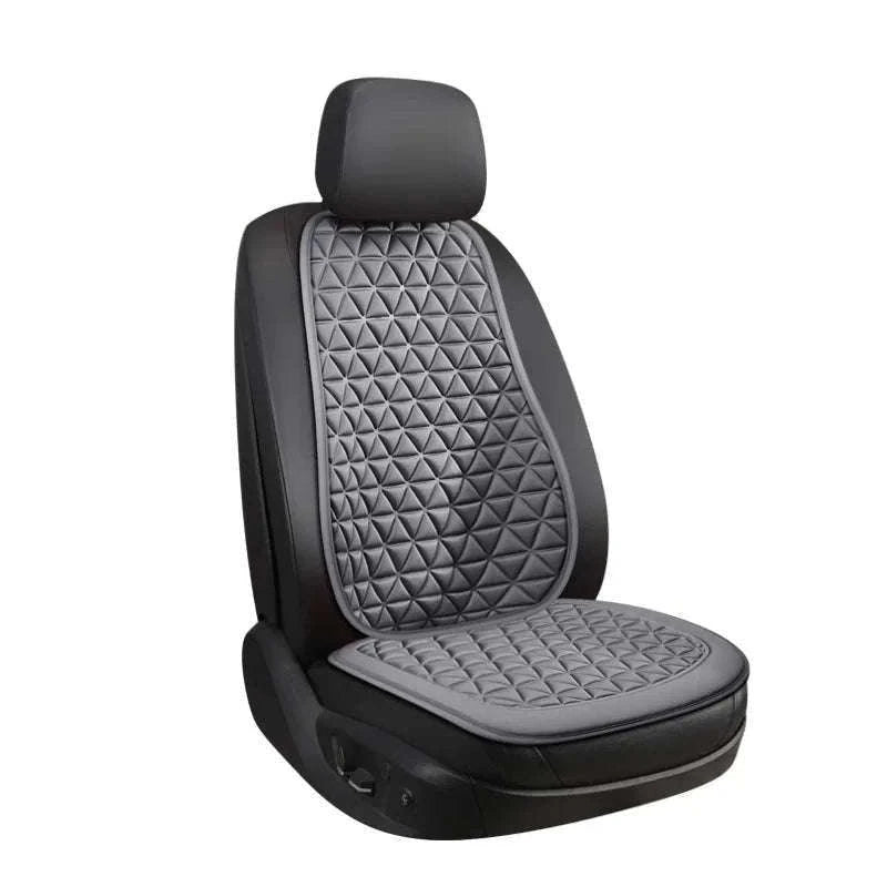 Breathable 3D Massage Car Seat Cushion Cover-Black square pad