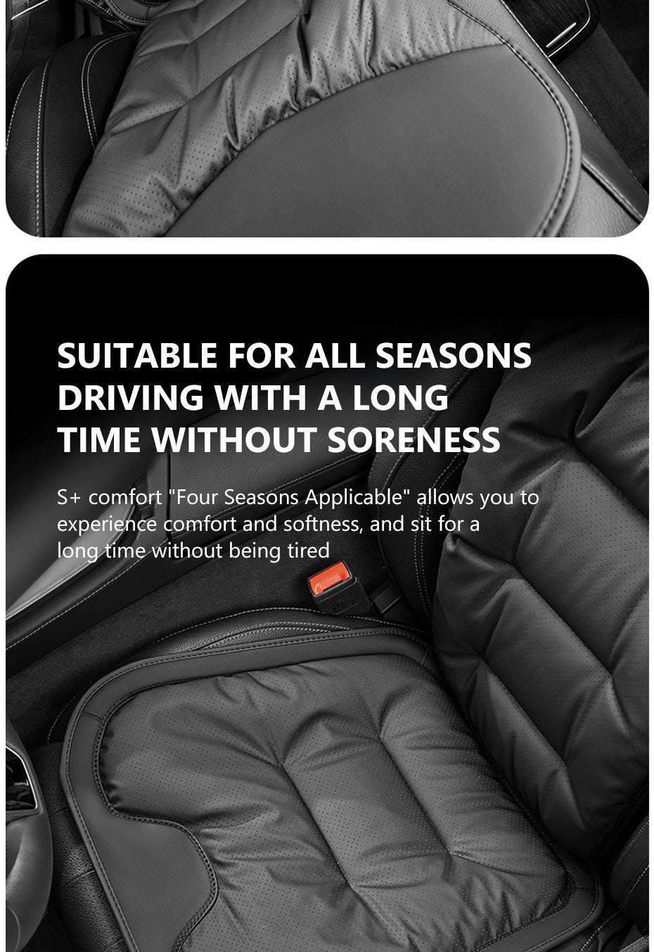 Breathable Anti-Slip Wear-Resistant Car Front Seat Cushion Cover-Front cover 1 set