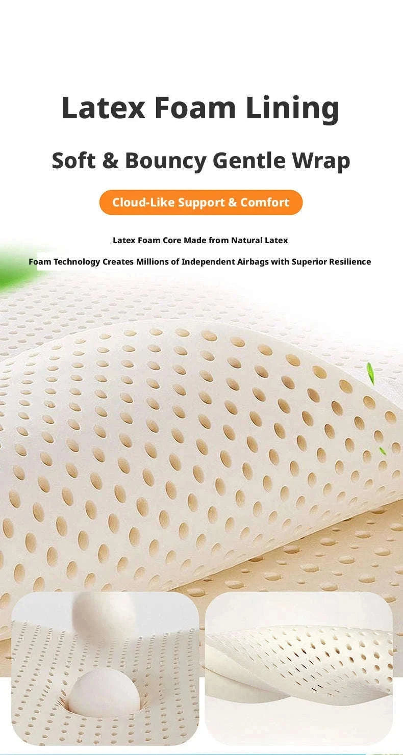 Breathable Car Seat Cushion with Latex Support-Black Front Seat