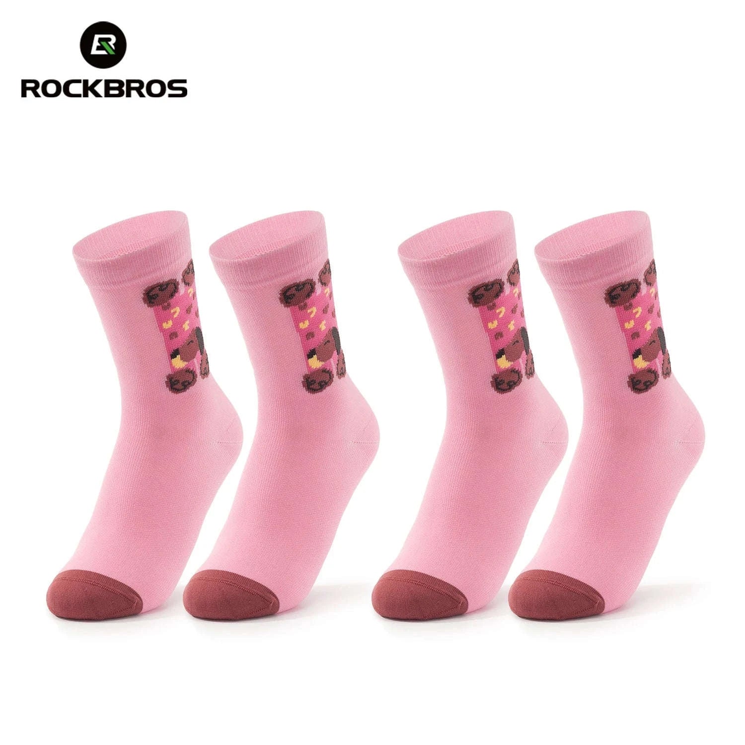 Breathable Compression Cycling Socks with Non-Slip Grip (2 Pairs)-490058-AC 2pairs / L(EUR 34-36)