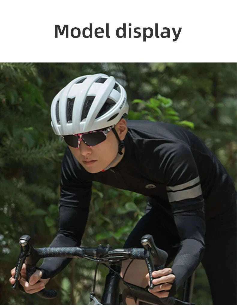 Breathable Cycling Arm Sleeves for Sun Protection and Comfort-XT057-1W / XL
