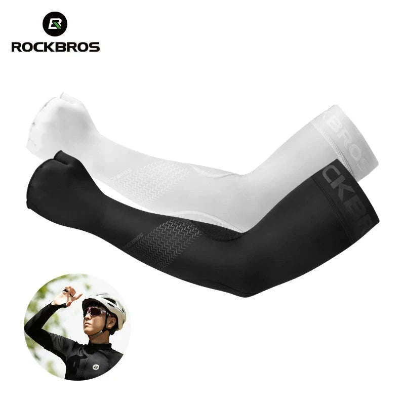 Breathable Cycling Arm Sleeves for Sun Protection and Comfort-XT057-1W / XL