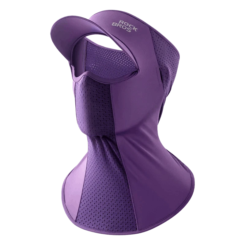 Breathable Cycling Face Mask with Brim for Summer Sun Protection-13230013001