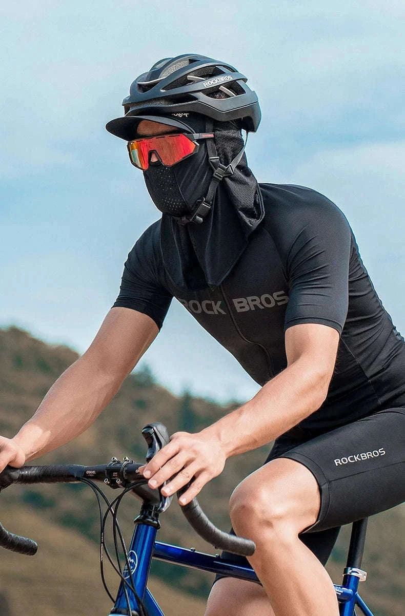 Breathable Cycling Face Mask with Brim for Summer Sun Protection-13230013001