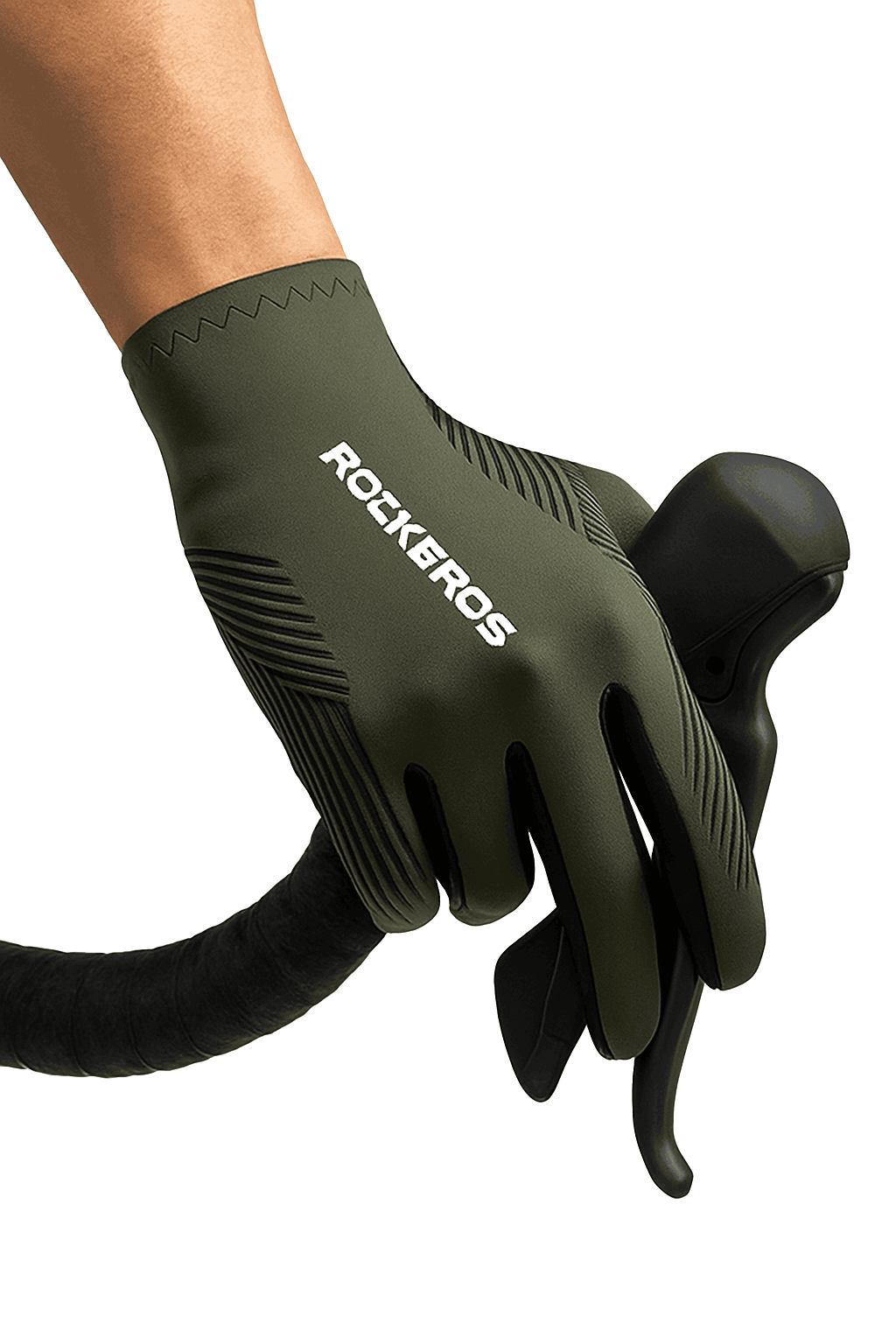 Breathable Cycling Gloves with Touchscreen Grip for Road & MTB-S310-01 full gloves / XL