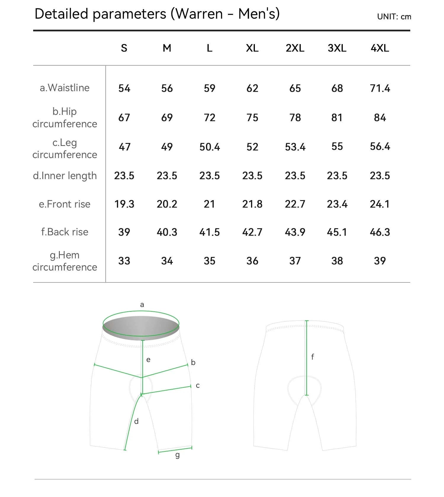 Breathable Cycling Shorts with 3D Sponge Padding for Comfortable Rides-RK1008 / Asian S(EUR XS)