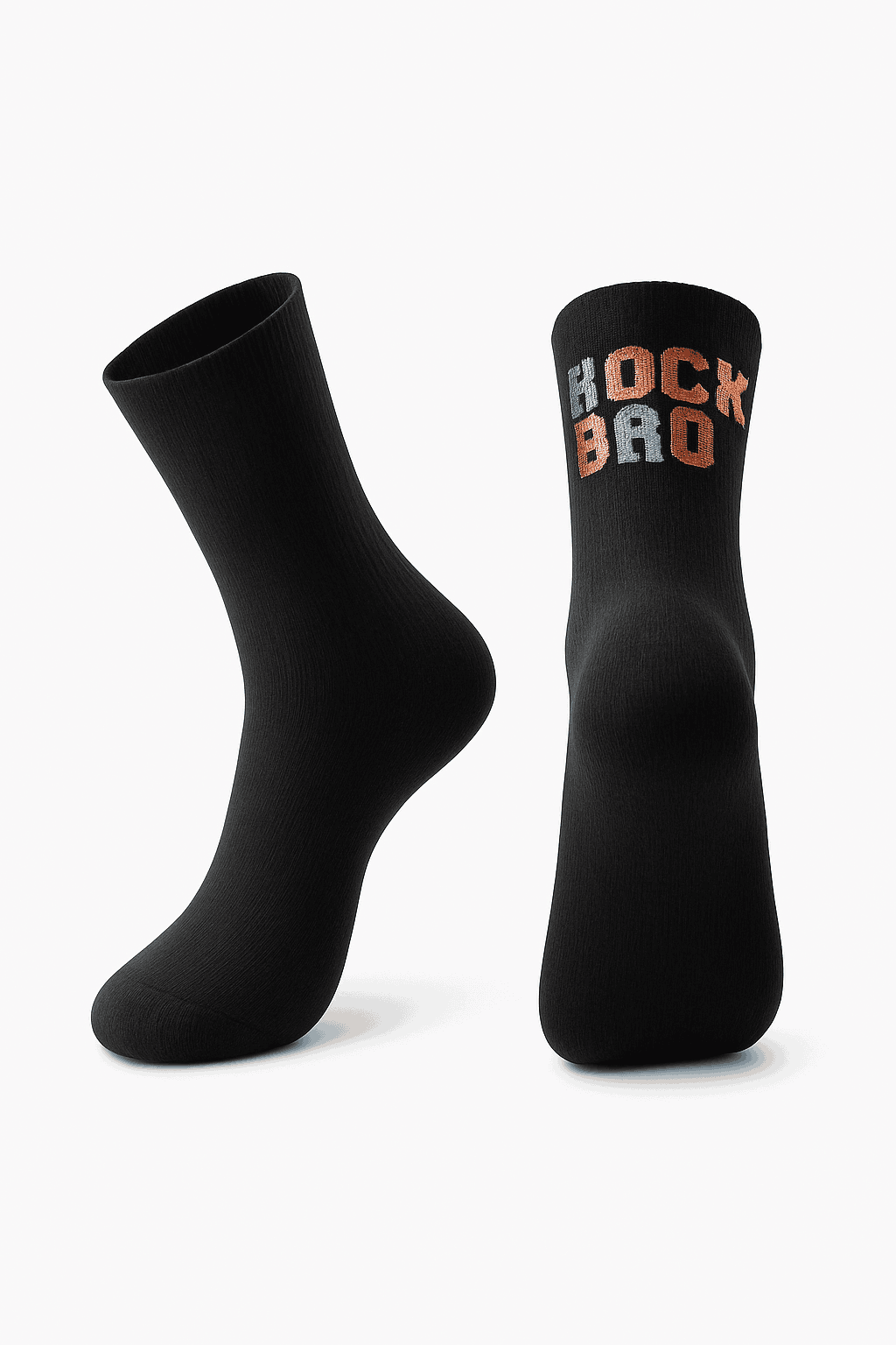 Breathable Cycling Socks Quick-Dry Knee-High for Running & Riding-490068-b / S(EUR 35-38)