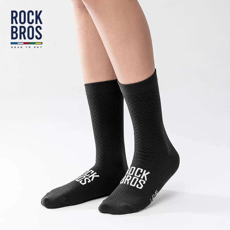 Breathable Cycling Socks with Elastic Support for Road & MTB-49210016-White / S(EUR 36-38)