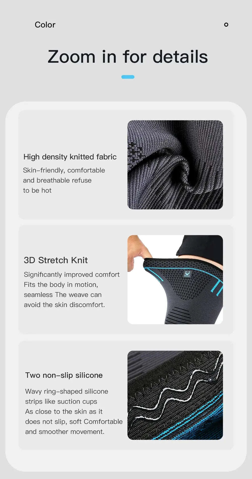 Breathable Elastic Performance Sleeve for Active Movement-AB080-RD / XL