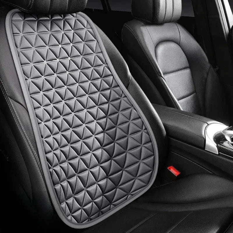 Breathable Fabric Car Seat Cover – 3D Massage Seat Cushion-Red 1Set