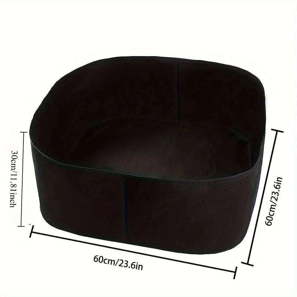 Breathable Fabric Elevated Garden Bed for Herbs and Vegetables-L