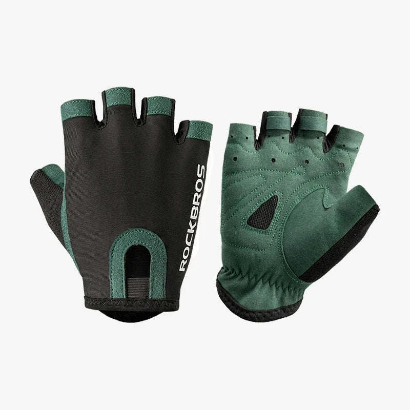 Breathable Half-Finger Cycling Gloves with Sweat-Wicking Mesh-S260 / L