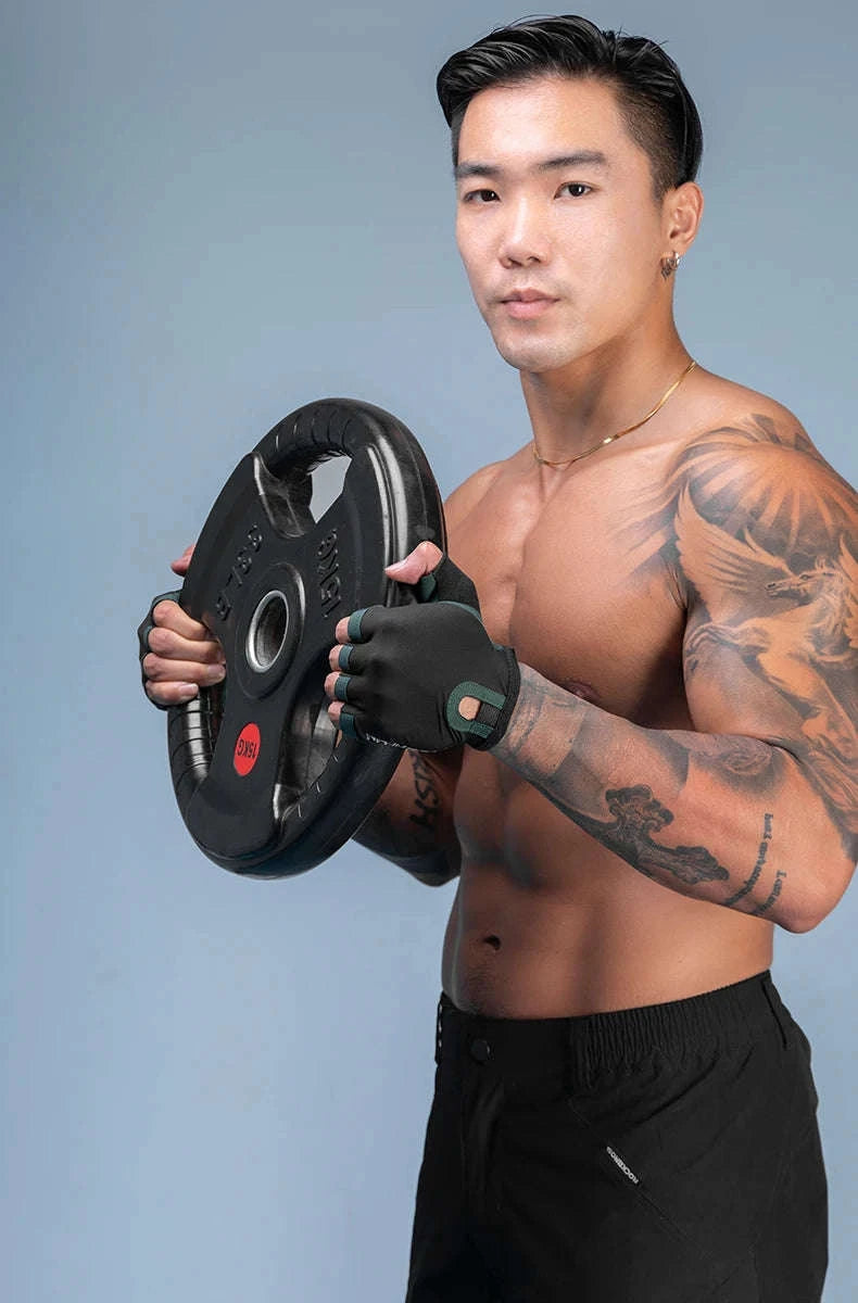 Breathable Half-Finger Cycling Gloves with Sweat-Wicking Mesh-S260 / L