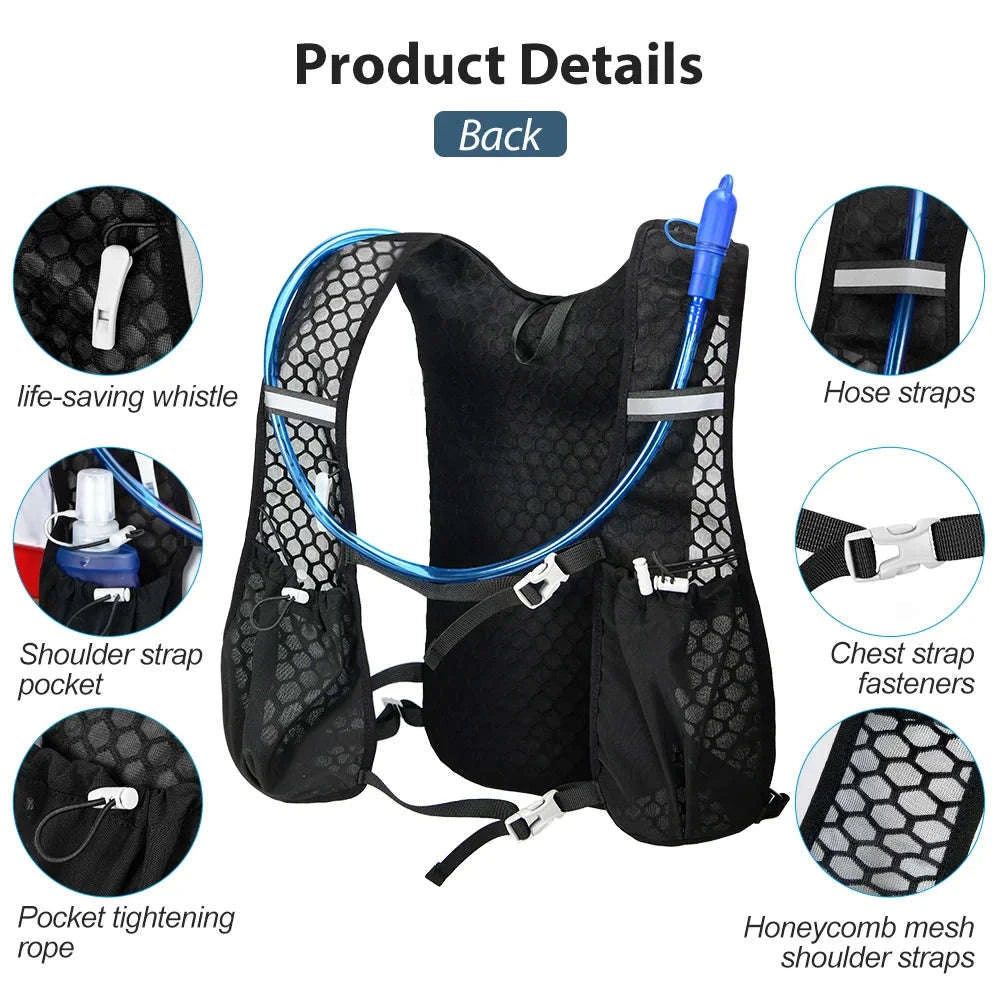 Breathable Hydration Vest Trail Running Backpack-BAG649-250-BOT220-2