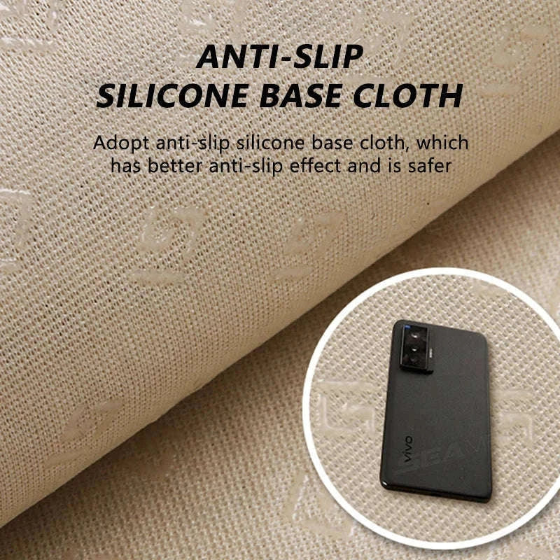 Breathable Ice Silk Front Seat Cover-Black-Front-1pc