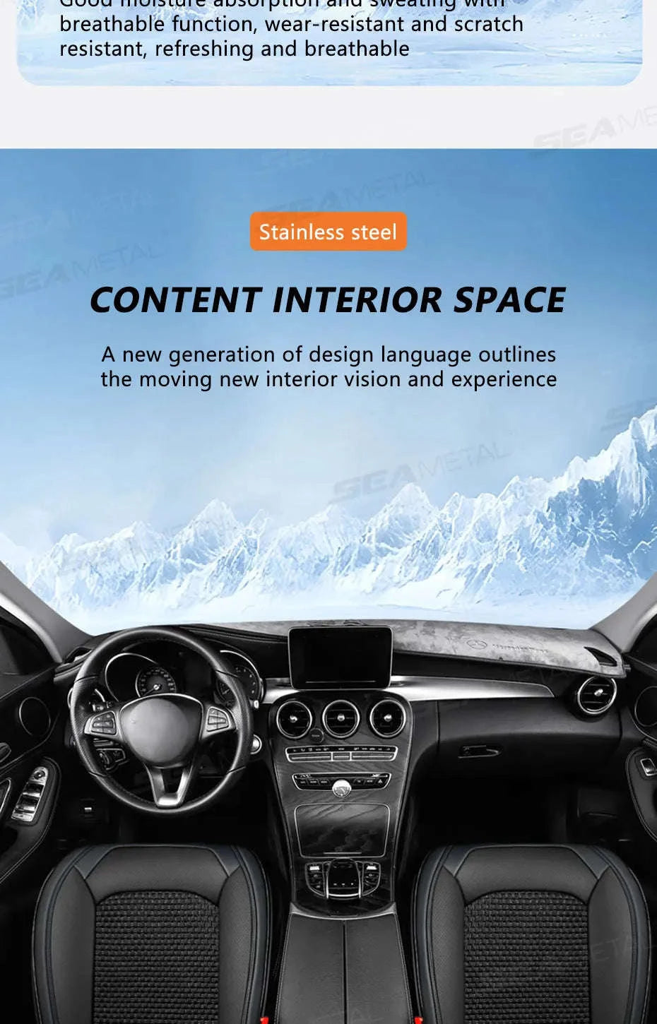 Breathable Ice Silk Front Seat Cover-Black-Front-1pc