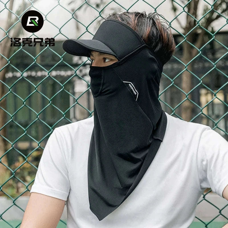 Breathable Ice Silk UV Face Scarf Mask for Sun Protection Outdoors-11220003001