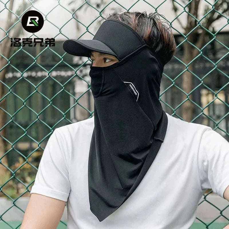 Breathable Ice Silk UV Face Scarf Mask for Sun Protection Outdoors-11220003001