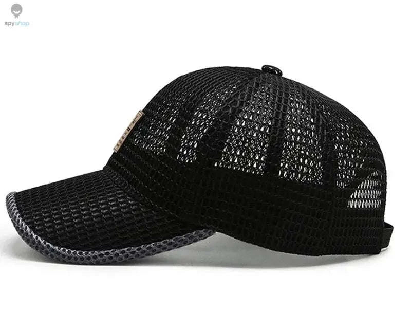 Breathable Quick-Dry Mesh Sunhat-Dark Gray