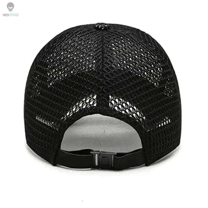 Breathable Quick-Dry Mesh Sunhat for Cool Outdoor Comfort-Dark Gray