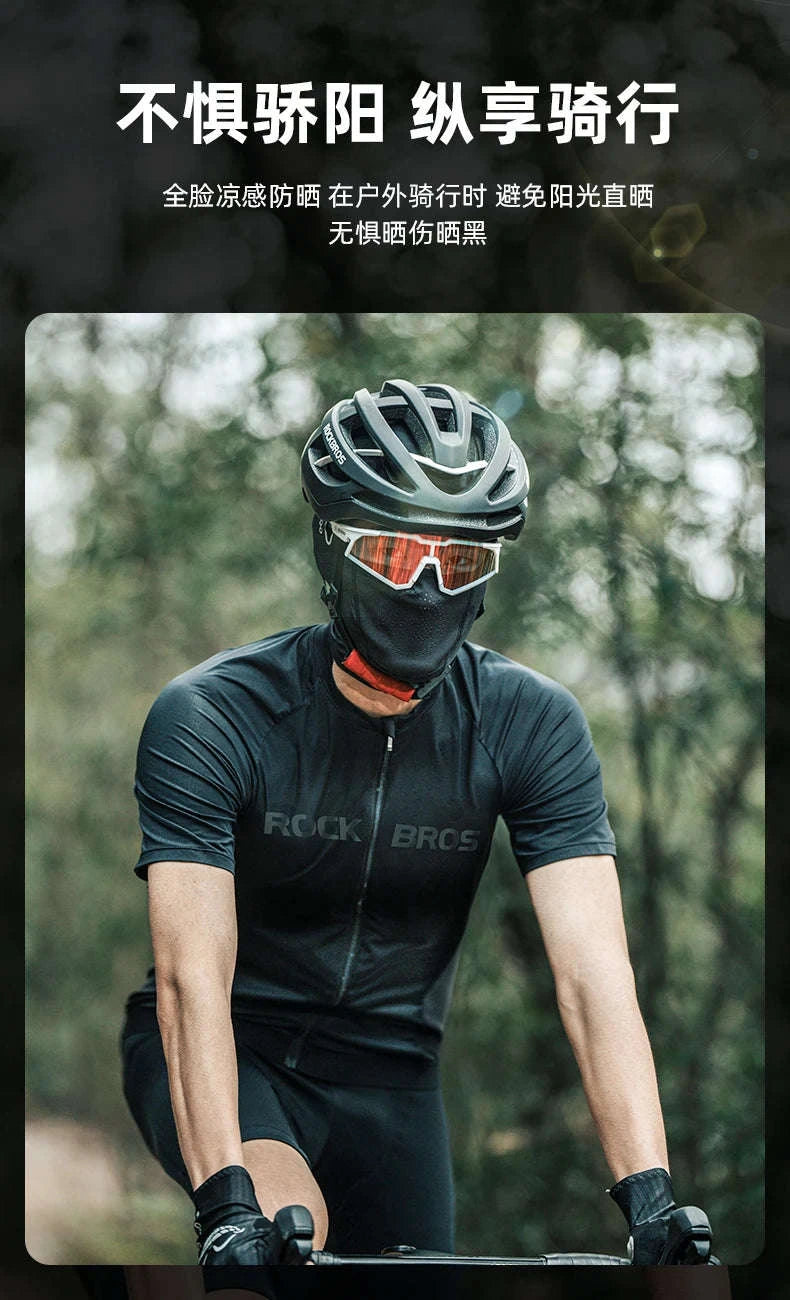 Breathable Summer Balaclava Face Mask for Cycling and Riding-LF70162 long