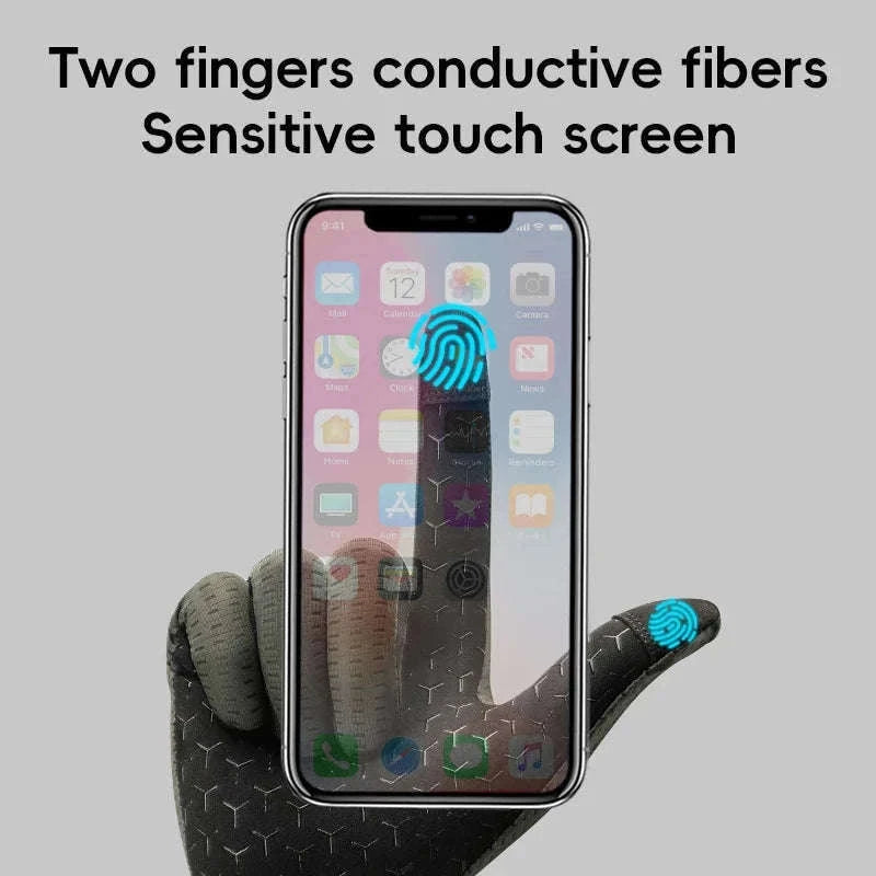Breathable Touch Screen Cycling Gloves for Men and Women-S376-1GN / XL